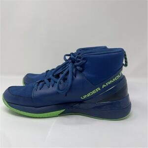 Under Armor BGS X Level Ninja Boys Basketball Shoes Blue Size -6Y